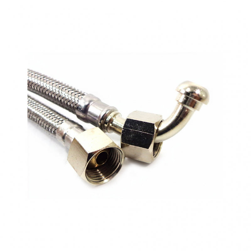 FIAMMA BRIADED HOSE 3/8 X 3/8 ELBOW 1.5M