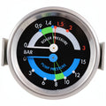 ECM DUAL PRESSURE GAUGE 60MM