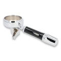 ECM SINGLE FILTERHOLDER CHROME/BLACK EXCL BASKET