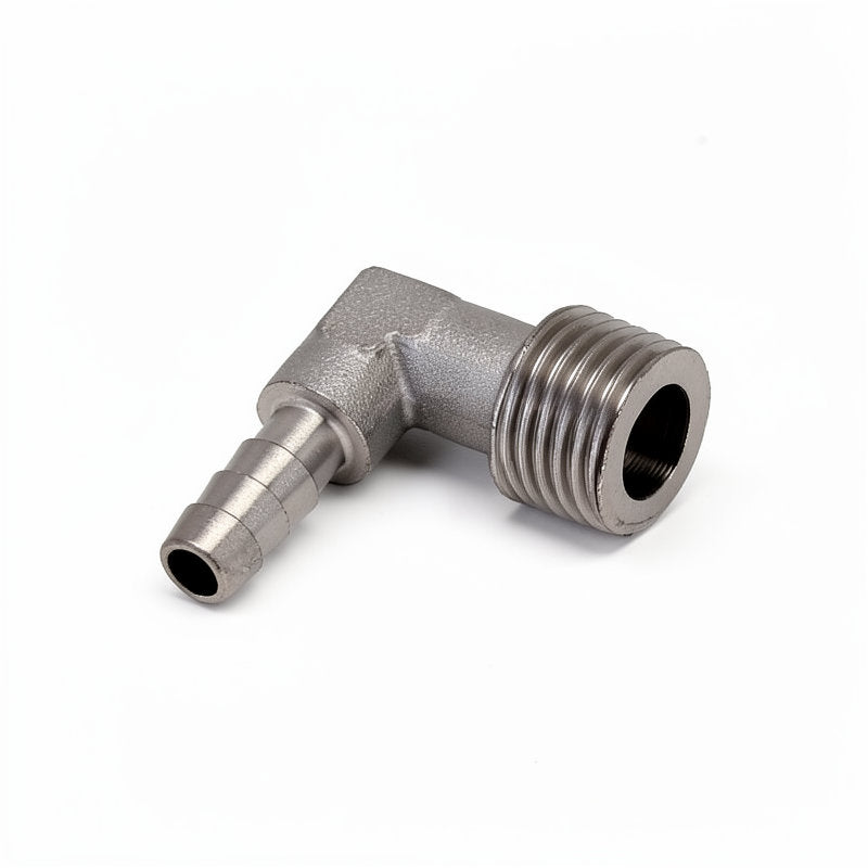 ELBOW 1/4M 6MM SILICONE HOSE