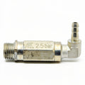PROFITEC SAFETY VALVE 2.5 BAR WITH DRAIN - RIGHT ANGLE 1/4