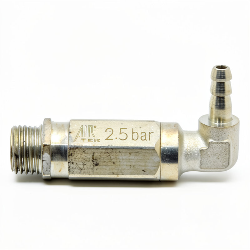 PROFITEC SAFETY VALVE 2.5 BAR WITH DRAIN - RIGHT ANGLE 1/4