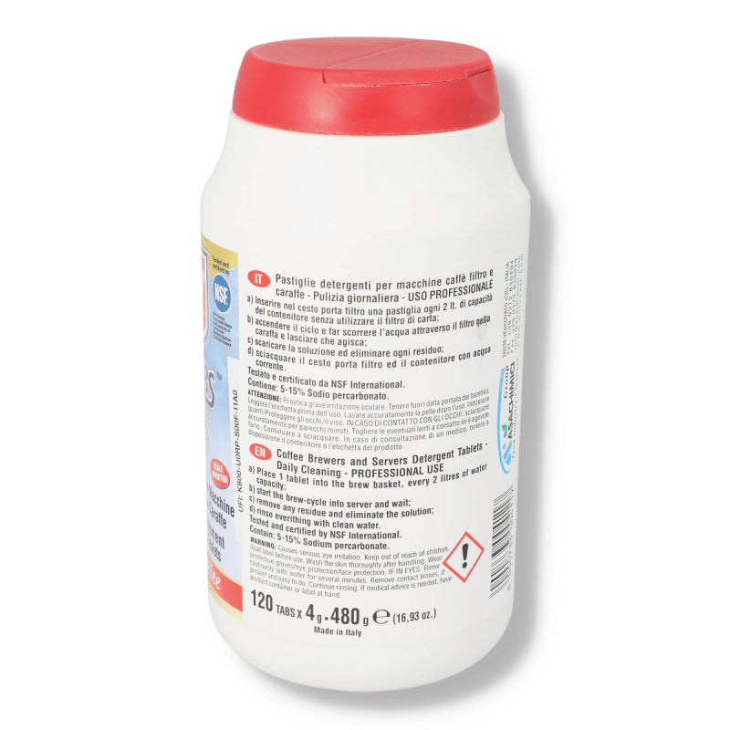 PULY CAFF BREW CLEAN TABLETS TUB OF 120 X 4 GRAM