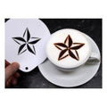 5 POINTED ROUND STAR STENCIL