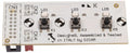 San Remo Group 3 Buttons Keyboard PCB - commercial coffee spare part