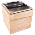 KN1105 - Bamboo Coffee Dregs Knock Box - commercial coffee spare part