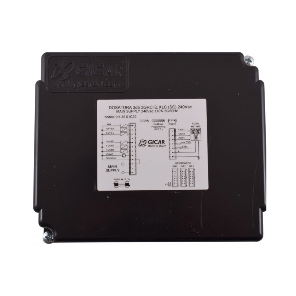 Fracino 2/3 GRP PCB Modern - Original - 3D53GRCTZ Xlc (Sc)240VAC - 9.5.32.01G02 Gicar - commercial coffee spare part