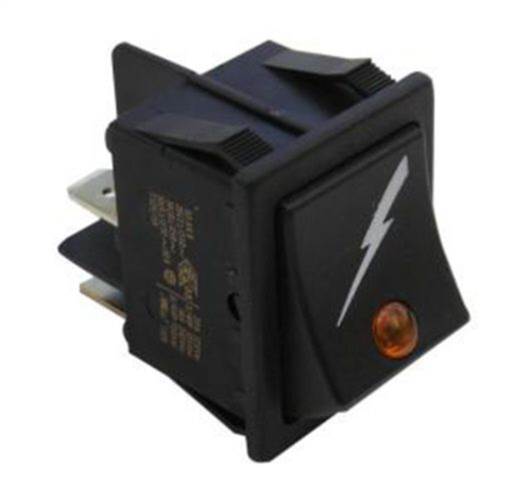 Rocker Switch 30X22MM Yellow 2 -Poles 2NO 250 V  - Pn: MG3204 - commercial coffee spare part