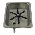 Flush Mount Frothing Pitcher Rinser/Glass Rinser - 152MM (L) 140MM (W) 64MM (D)  - Pn: MIX22544 - commercial coffee spare part