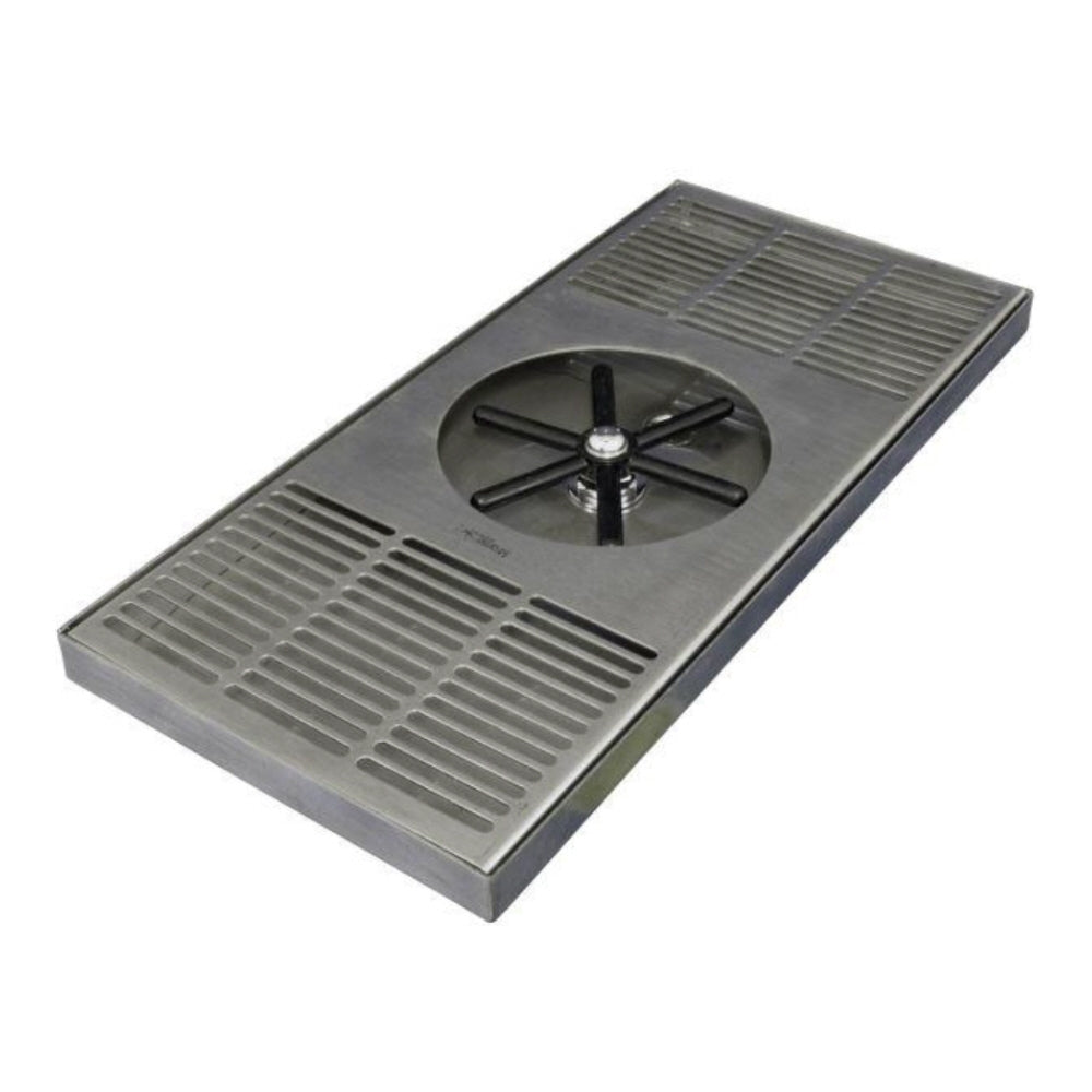 Centre Spray Glass Rinser Tray - 381MM (L) 178MM (W) 22MM (D)  - Pn: MIX22546 - commercial coffee spare part
