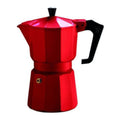 Pezzetti Italexpress - Aluminium Moka Pot - 6 Cup Red Enamel  - Pn: MOK22764 - commercial coffee spare part
