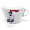 Lelit 270cc porcelain espresso cup with saucer, 6 pcs  PN: PL303 - commercial coffee spare part