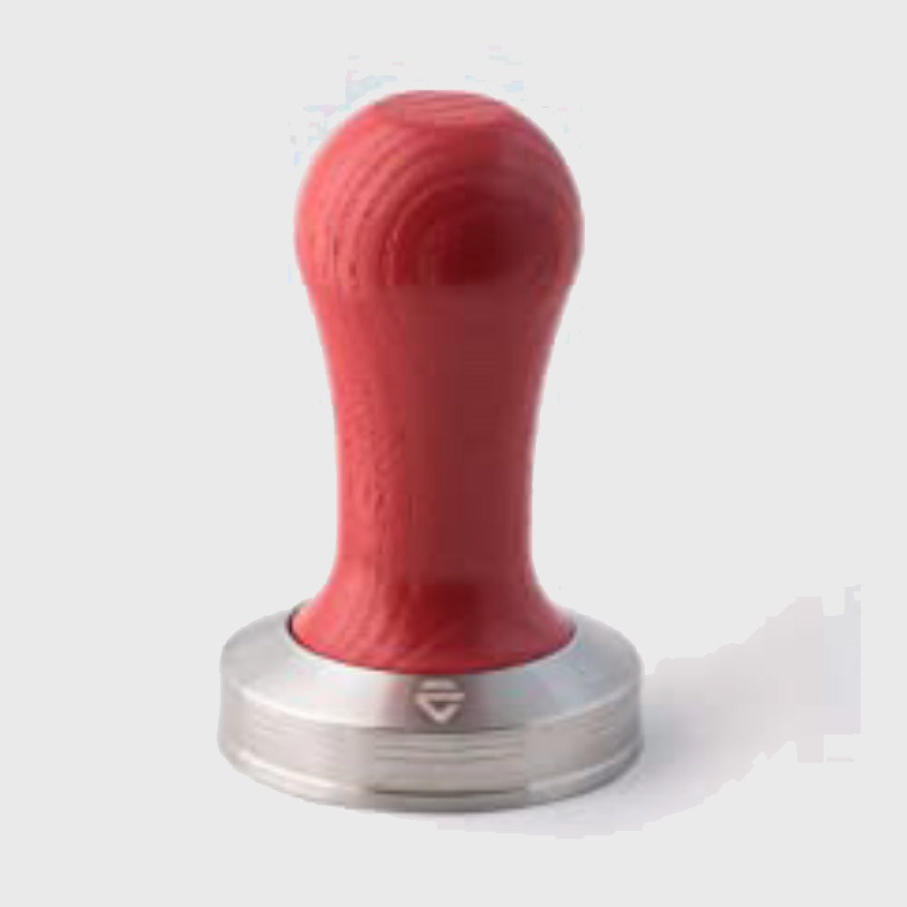 LELIT 57mm coffee tamper with stainless steel base and RED wood handle - commercial coffee spare part