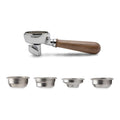 Lelit Mara 2 Shot Coffee Slide Wooden Group Handle - Woodline - commercial coffee spare part