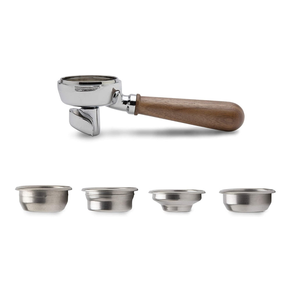 Lelit Mara 2 Shot Coffee Slide Wooden Group Handle - Woodline - commercial coffee spare part