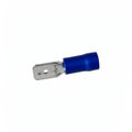 MALE SPADE CRIMP 6.3MM - BLUE