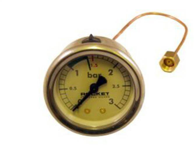 La Rocca - Rocket Boiler Pressure Gauge W/Support - Original Manufacturer - Pn: RO17072 - commercial coffee spare part
