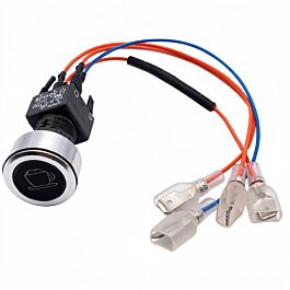 Fracino 12V Blue LED Cappuccino Push Button Switch - commercial coffee spare part