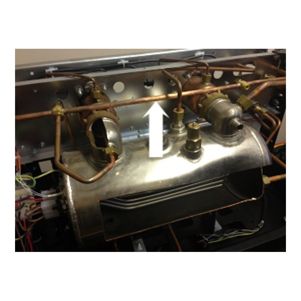 Spaziale S5 2GR Heat Exchanger to Steam Valves Pipe - Original - commercial coffee spare part