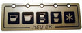 La Spaziale - New Ek Touchpanel Sticker - Original Manufacturer - Pn: SP3261 - commercial coffee spare part