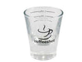 Coffeeshot Glass 2OZ Lined at 0.5 / 1.0 / 1.5 Floz  - Pn: STJ17051 - commercial coffee spare part