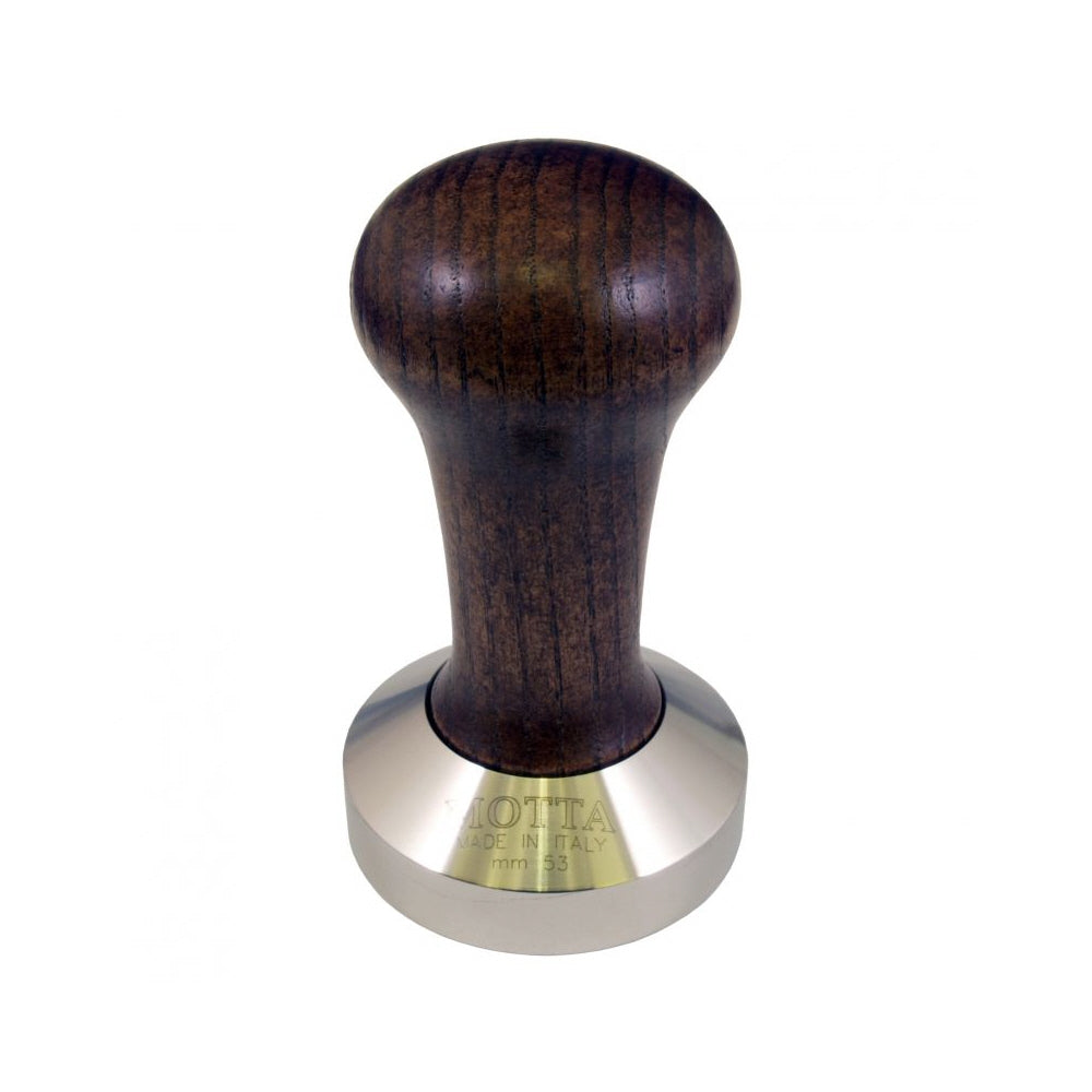 TA15893 - Motta Wooden Coffee Tamper - Flat Base 53MM - commercial coffee spare part