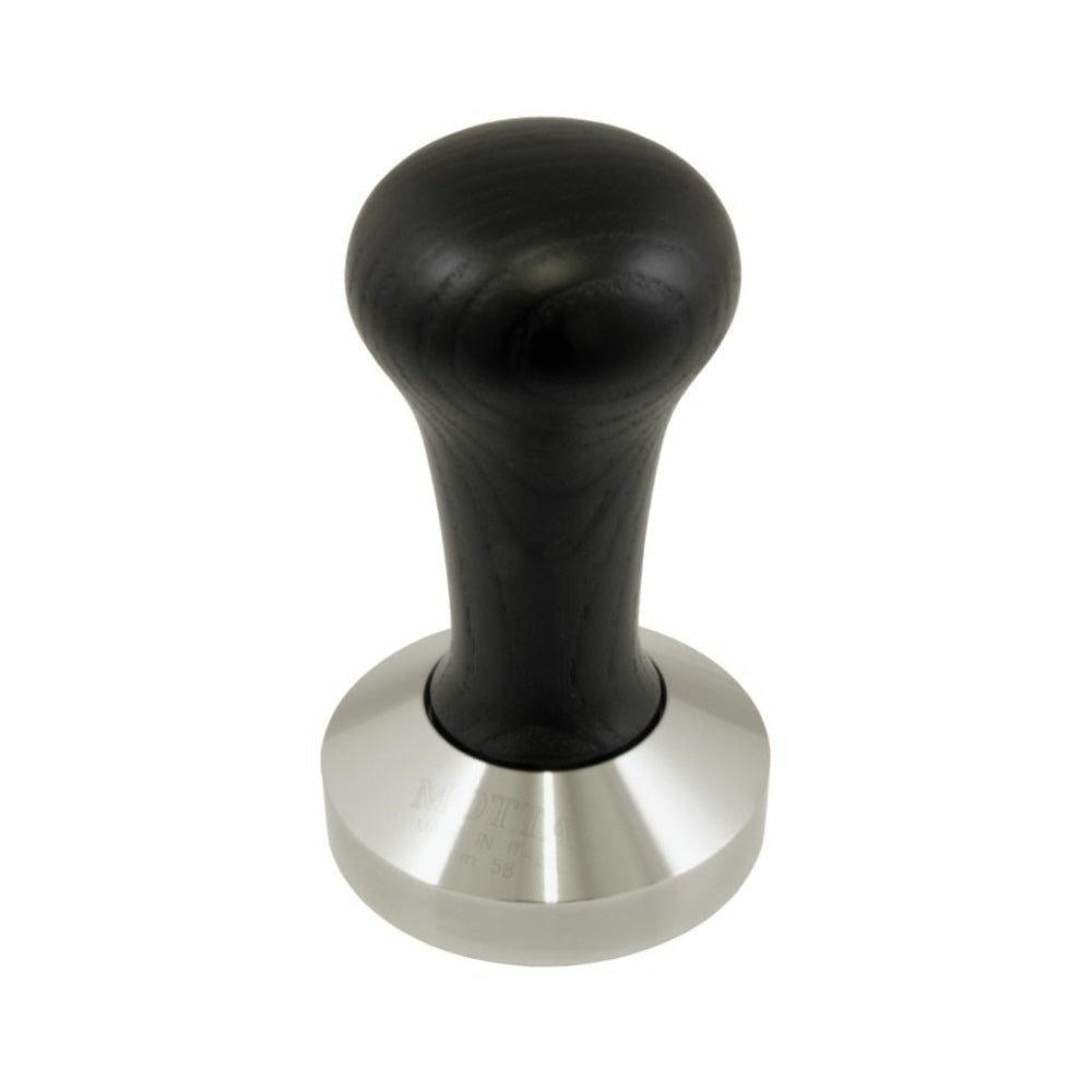 TA20183 - Motta Wooden Coffee Tamper with Black Handle 58MM - commercial coffee spare part
