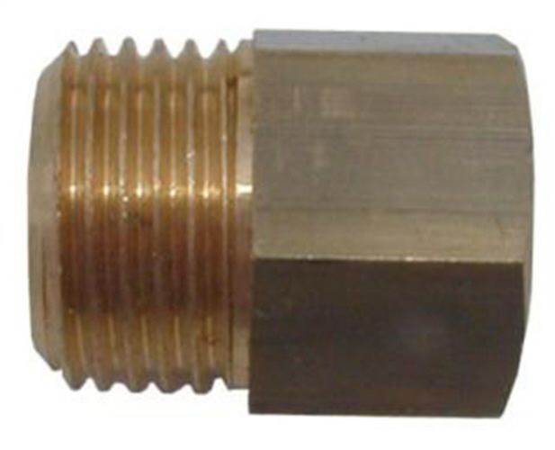 Female to Mail Fitting - 3/8F X 1/2M Brass Fitting  - Pn: UVFI0068 - Pack Of 2 - commercial coffee spare part