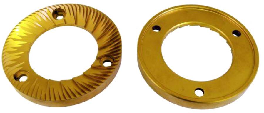 Mazzer - Major/Royal Titanium Grinder Blades 83 X 49 RH  - Pn: UVGB20047 - commercial coffee spare part