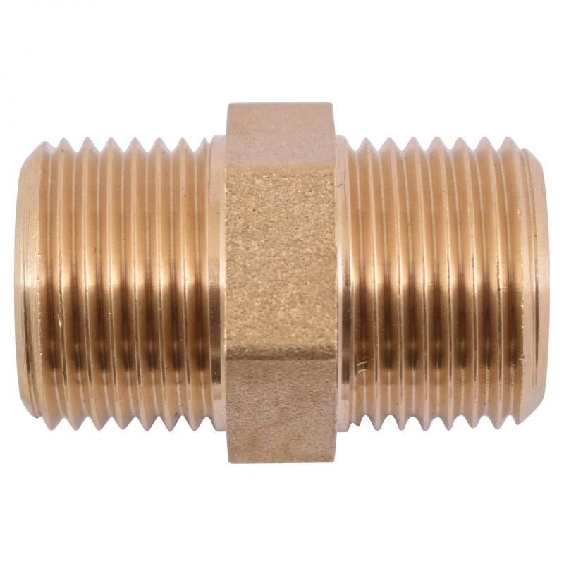 Equal Straight - 3/8 X 3/8 Brass Fitting  - Pn: UVPM0055 - Pack Of 2 - commercial coffee spare part