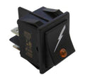 Rocker Switch 30X22MM Yellow 2 -Poles 2NO 250 V  - Pn: UVSW3204 - commercial coffee spare part