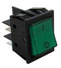 Green Rocker Switch - 4 Terminals  - Pn: UVSW3513 - commercial coffee spare part