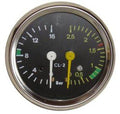 Pressure Gauge Dual Futurmat Ariete  - Pn: VF1181 - commercial coffee spare part