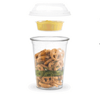 Vegware PLA combo lid, 96-Series