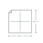 Vegware 33cm 2-ply white napkin