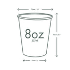 Vegware 8oz / 250ml Feel Good hot cup, 79-Series - EU