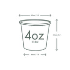 Vegware 4oz / 120ml Feel Snug hot cup, 62-Series
