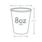 Vegware 8oz / 250ml Feel Snug hot cup, 79-Series