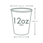 Vegware 12oz / 360ml Feel Snug hot cup, 89-Series