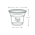 Vegware 5oz / 150ml PLA cold cup, 76-Series