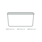 Vegware 34oz / 1000ml rectangular black food container