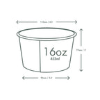 Vegware 16oz / 500ml soup container, 115-Series