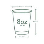 Vegware 8oz / 250ml Gallery design double wall hot cup, 79-Series