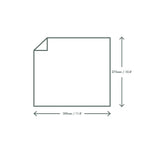 Vegware 300 x 275mm unbleached greaseproof sheet