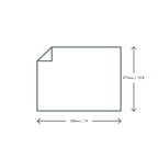 Vegware 380 x 275mm unbleached greaseproof sheet