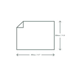 Vegware 300 x 400mm clear PLA sheet