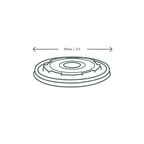 Vegware 90-Series flat CPLA hot lid