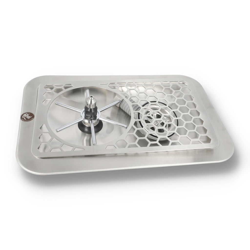 RHINO RECESSED PITCHER RINSER WITH SPIN JET