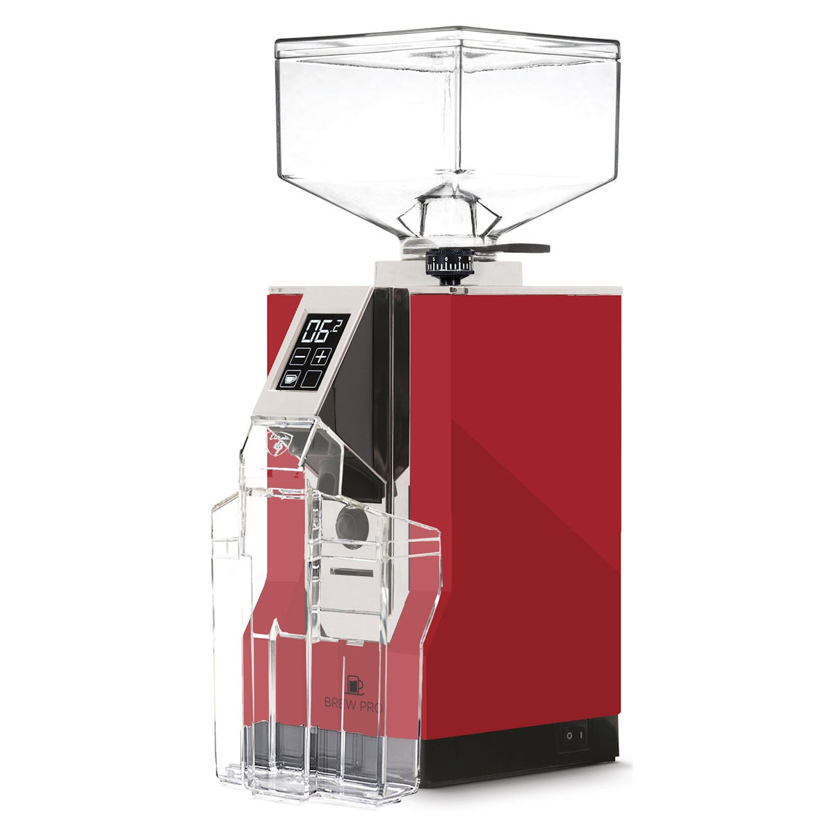 EUREKA MIGNON BREW PRO WITH FLAT BLADES 55MM - RED - NEARLY NEW