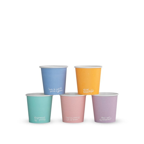 Vegware 4oz / 120ml Feel Good hot cup, 62-Series - EU